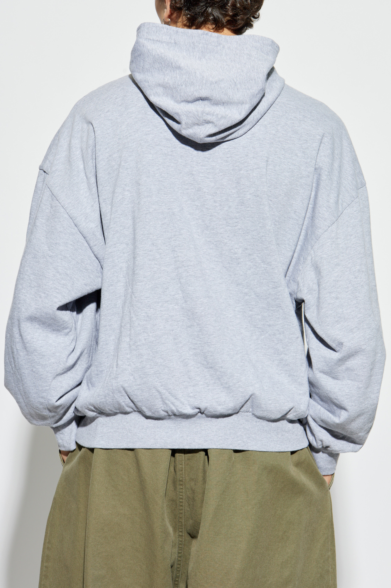 Balenciaga grey logo hoodie online